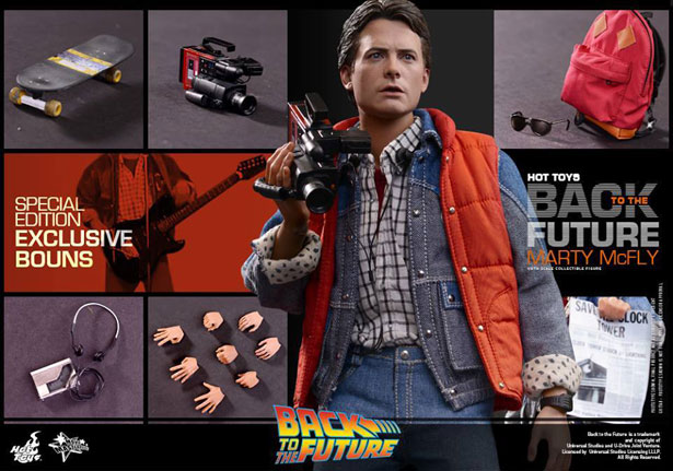 BACK TO THE FUTURE: 1/6TH SCALE MARTY MCFLY COLLECTIBLE FIGURE - Hot Toys