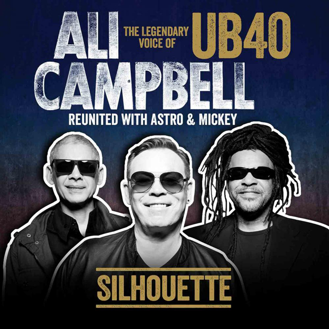 Ali Campbell, the legendary voice of UB40 reunited with Astro & Mickey / Silhouette