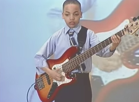 Brandon Rose 10 year old Bass Guitar riff