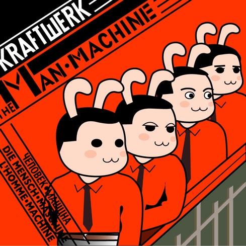 ウサジャケ Kraftwerk - Man Machine