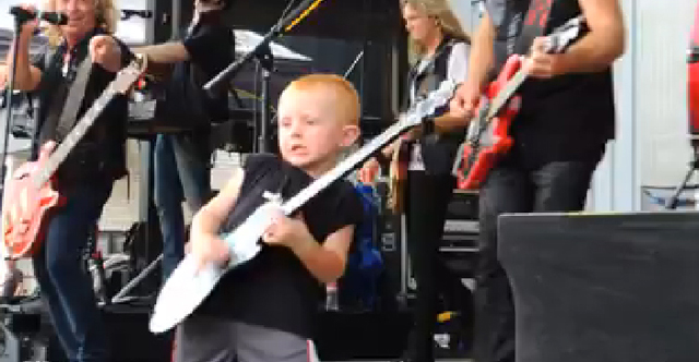 Night Ranger and some rock star