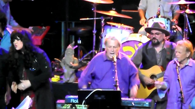 Brian Wilson and Al Jardine of the Beach Boys are joined by Darin Sahanaja, Ann Wilson of Heart at George Fest