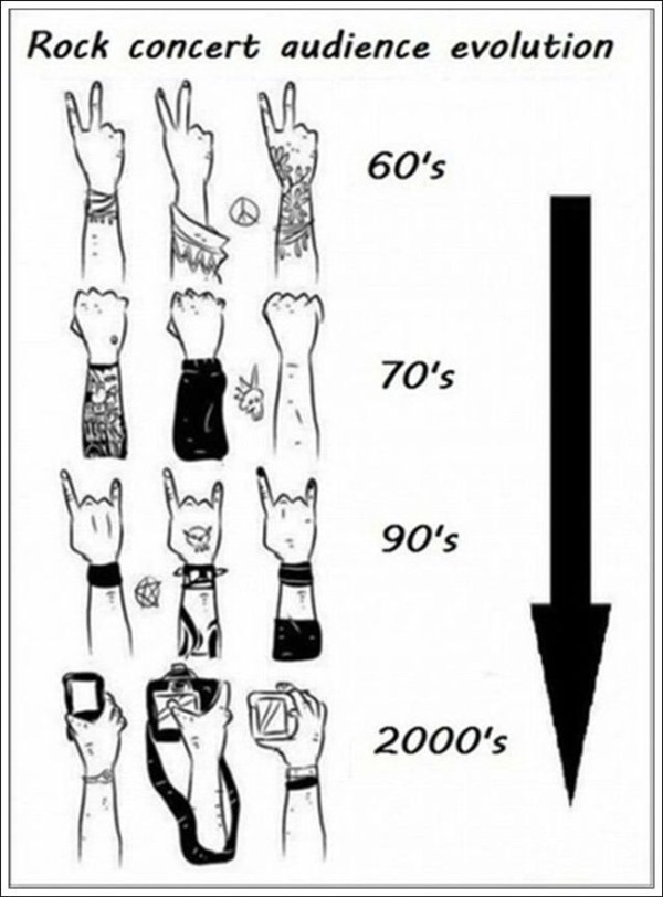 Rock Concert Audience Evolution