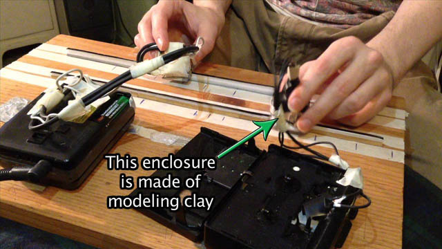 ScrubBoard - homemade audio tape scratcher