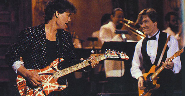 Eddie Van Halen and G.E. Smith & The Saturday Night Live Band
