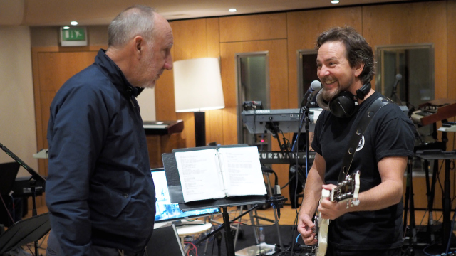 STARS REHEARSE FOR THE WHO'S 50TH ANNIVERSARY GIG
