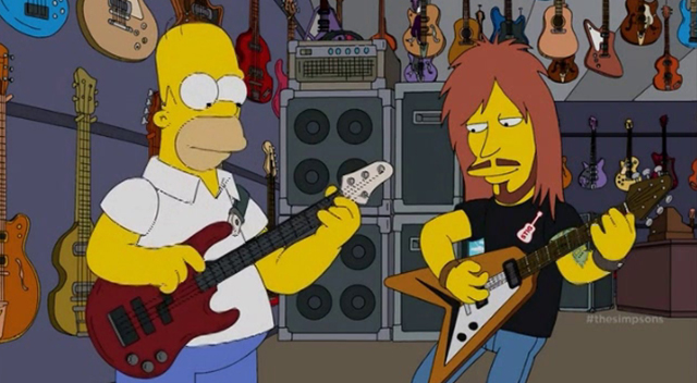 Homer Plays Bass - The Simpsons