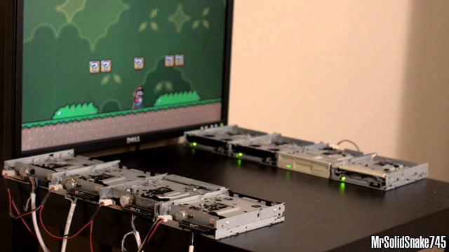 Super Mario World - Athlete's Rag on Eight Floppy Drives