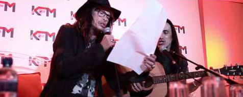 Steven Tyler and Nuno Bettencourt