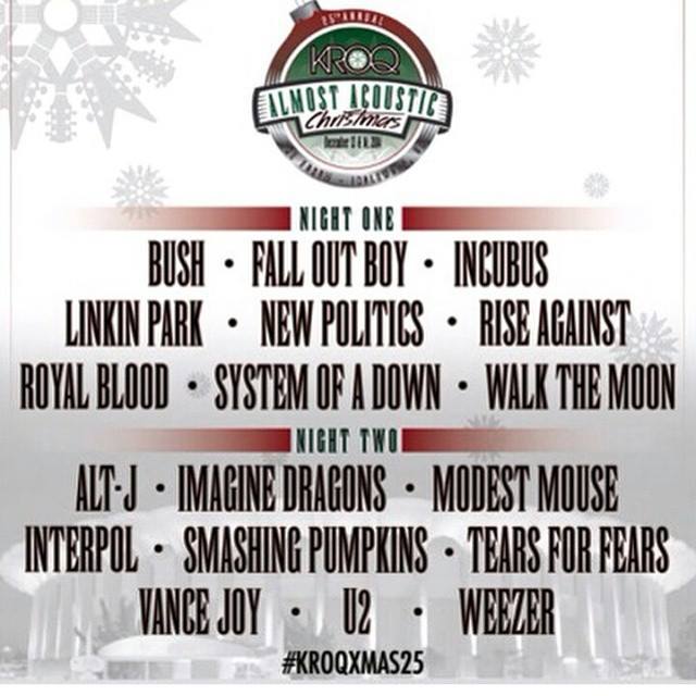 KROQ Almost Acoustic Christmas 2014