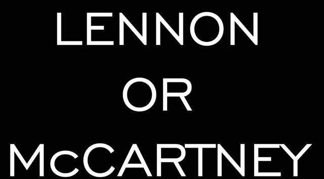 Lennon or McCartney