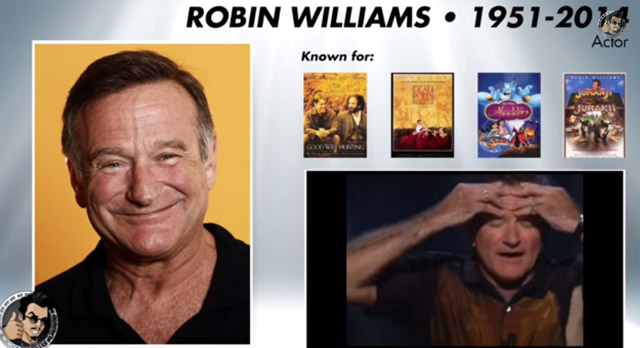Robin Williams - Immortalized in Film - A Tribute to those we lost in 2014