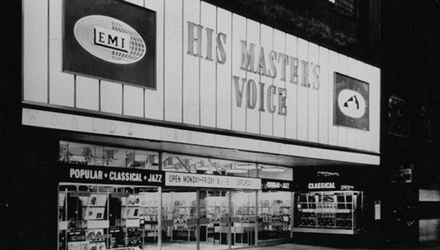 Oxford Street HMV Store in the Sixties