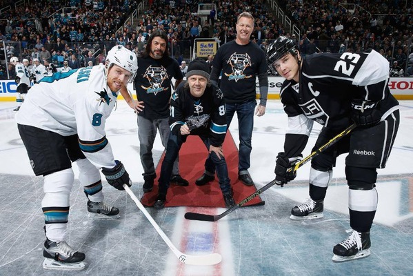 Metallica and San Jose Sharks at Metallica Night