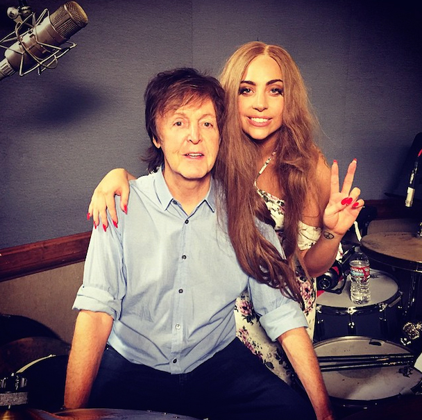 Paul McCartney and Lady Gaga