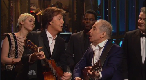 Paul McCartney and Paul Simon