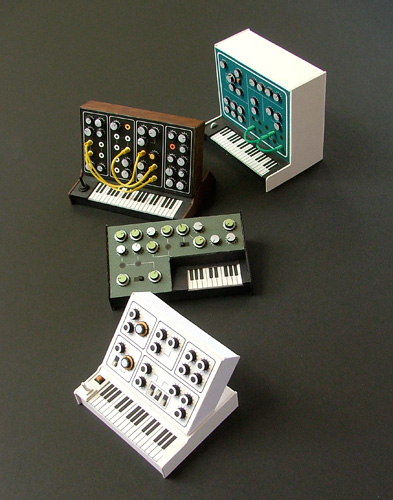 Analogue Miniatures - models of vintage synthesizers