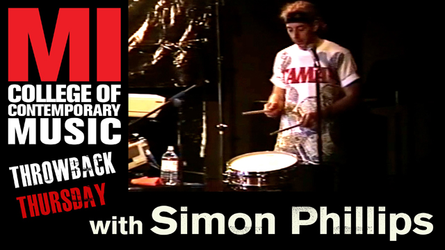 Simon Phillips Throwback Thursday From the MI Vault 1991