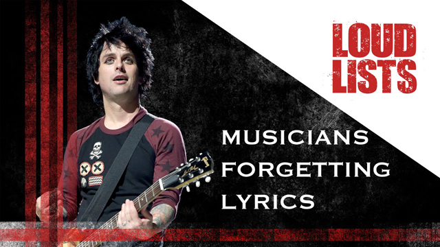 10 Rockers Forgetting Lyrics Onstage - Loudwire