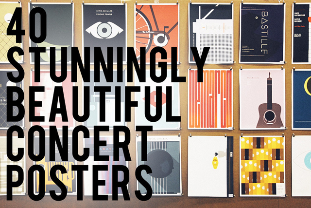 40 Stunningly Beautiful Concert Posters - Buzzfeed