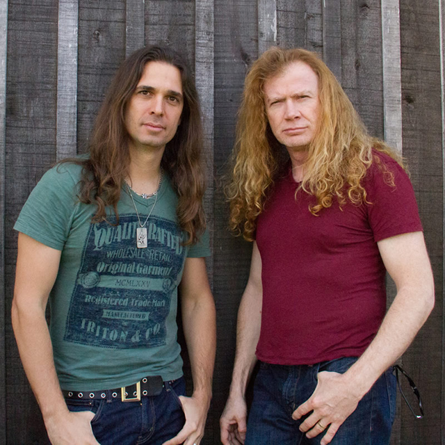 Dave Mustaine and Kiki Loureiro