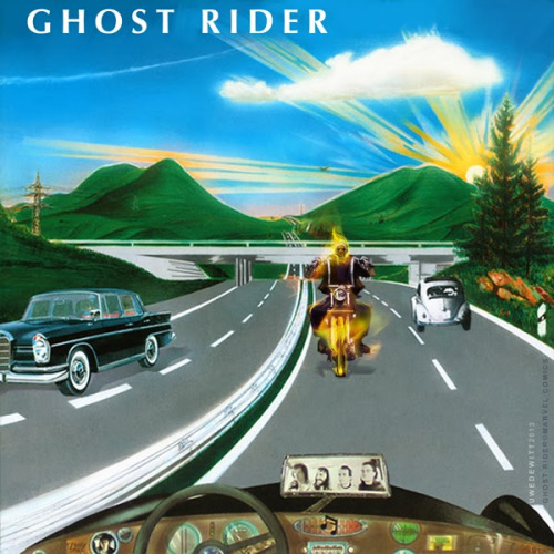 Ghost Rider×Kraftwerk - spacelordklopper.tumblr.com