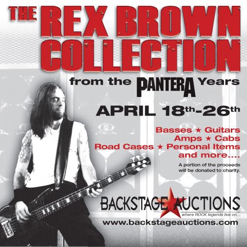 Rex Brown Collection from the Pantera Years - Backstage Auctions