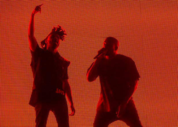 Kanye West and The Weeknd
