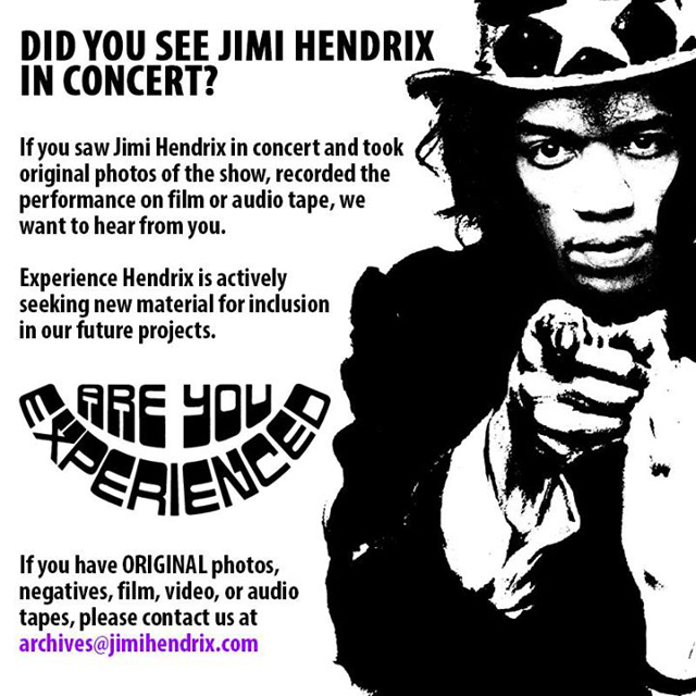 DID YOU SEE JIMI HENDRIX IN CONCERT?