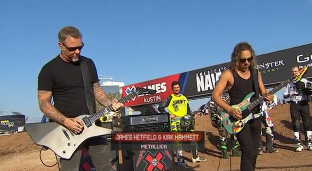 METALLICA's James Hetfield and Kirk Hammett