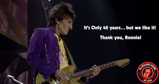 Ronnie Wood: 40 Years A Rolling Stone!