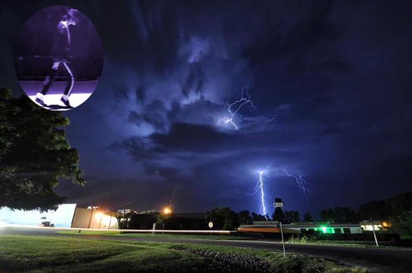 clouds that look like Michael Jackson