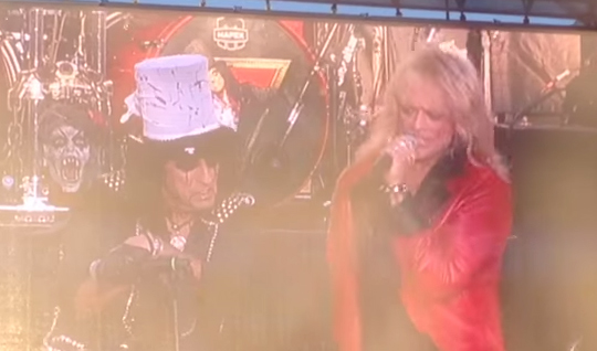 Alice Cooper and Michael Monroe