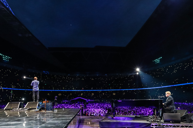 Ed Sheeran and Elton John