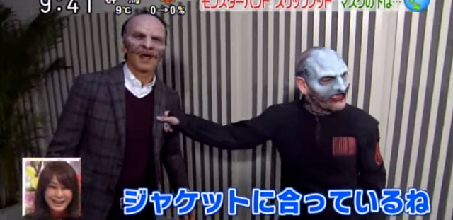 NTV スッキリ!! Slipknot インタビュー＆リハ映像