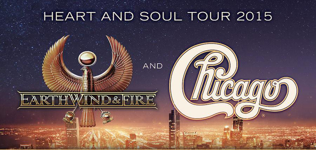 Chicago and Earth, Wind & Fire Heart and Soul Tour 2015