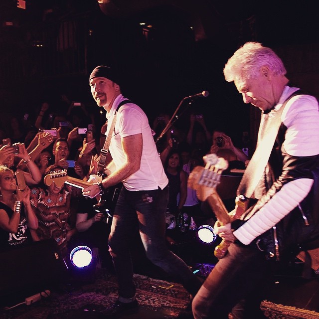 The Edge and Adam Clayton