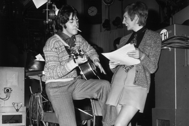 Paul McCartney and Cilla Black