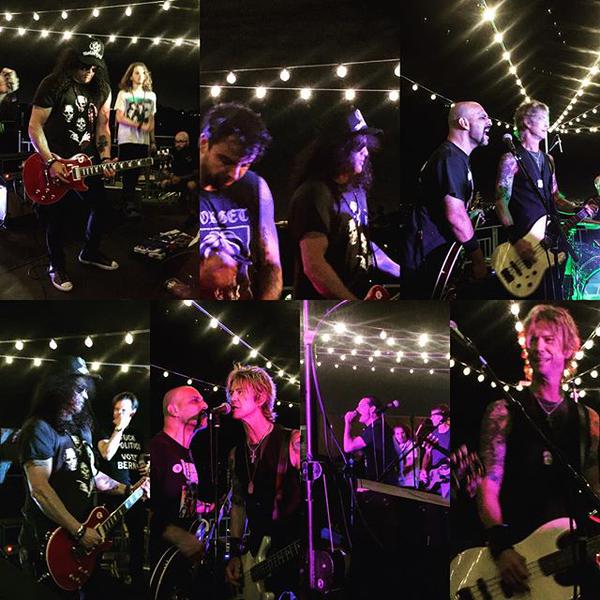 Slash and Duff McKagan Reunite At Los Angeles Benefit Concert