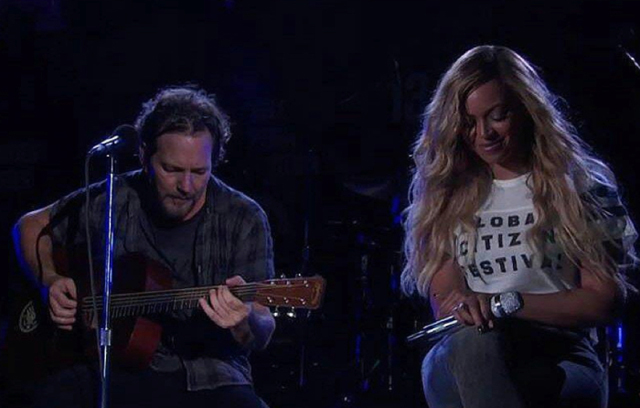 Eddie Vedder & Beyonce