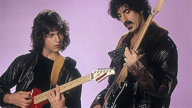 Frank Zappa and Dweezil Zappa