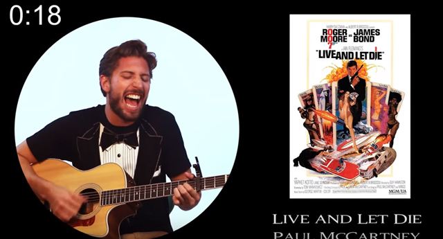 All 24 James Bond Theme Songs Performed in a Minute