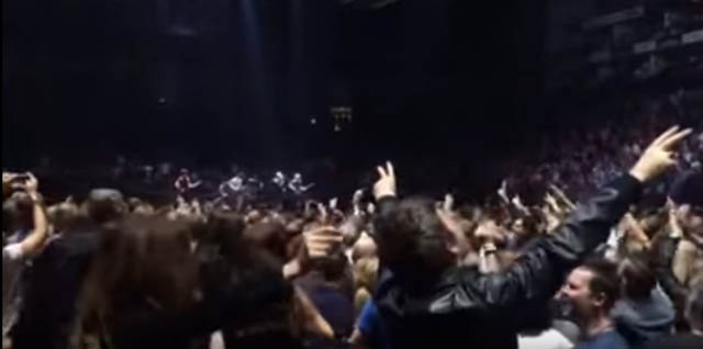 Noel Gallagher at U2 London gig
