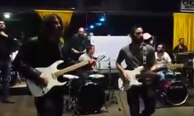 Dave Grohl and  Rockin’ 1000