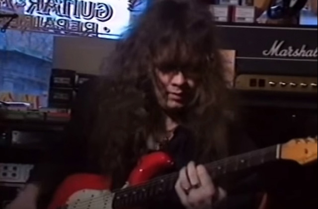 Yngwie Malmsteen-Goes GUITAR shopping in LONDON 1990.