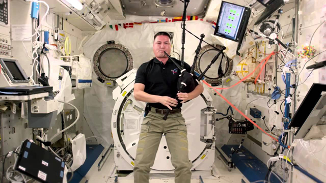 Astronaut Plays Bagpipes in Space For The First Time