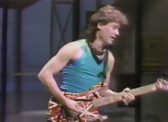 Eddie Van Halen - Late Night With David Letterman 1985