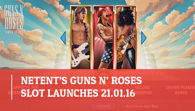 Guns N' Roses Video Slots - NetEnt