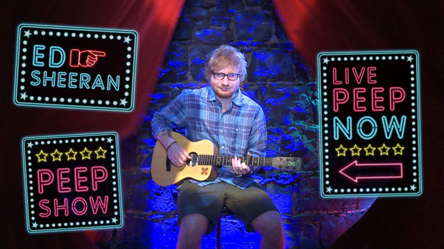 The Ed Sheeran $2 Peep Show Experiment - Hamish & Andy