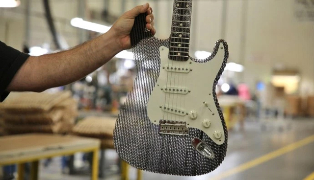 Cardboard Guitar Stratocaster Fender
